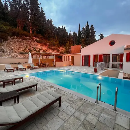 Cliff Pool Over-looking Bay Paxos